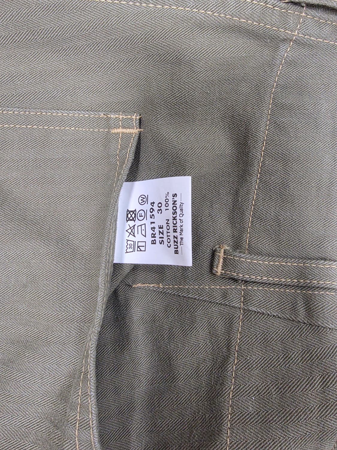 버즈릭슨 헤링본 퍼티그 팬츠 상품이미지3