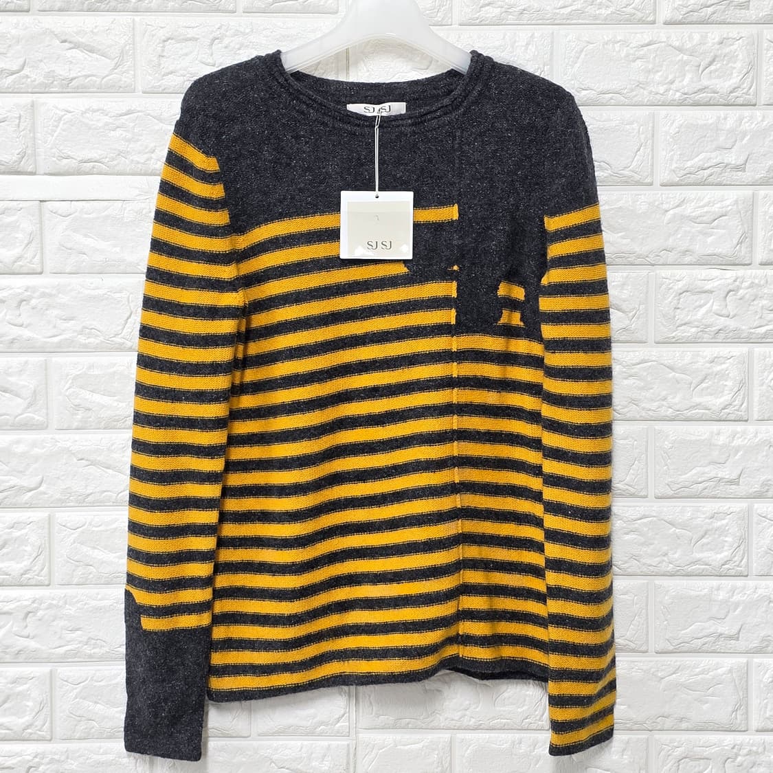 택포// S 한섬 SJ SJ 여성 스트라이프 니트 새상품 상품이미지1