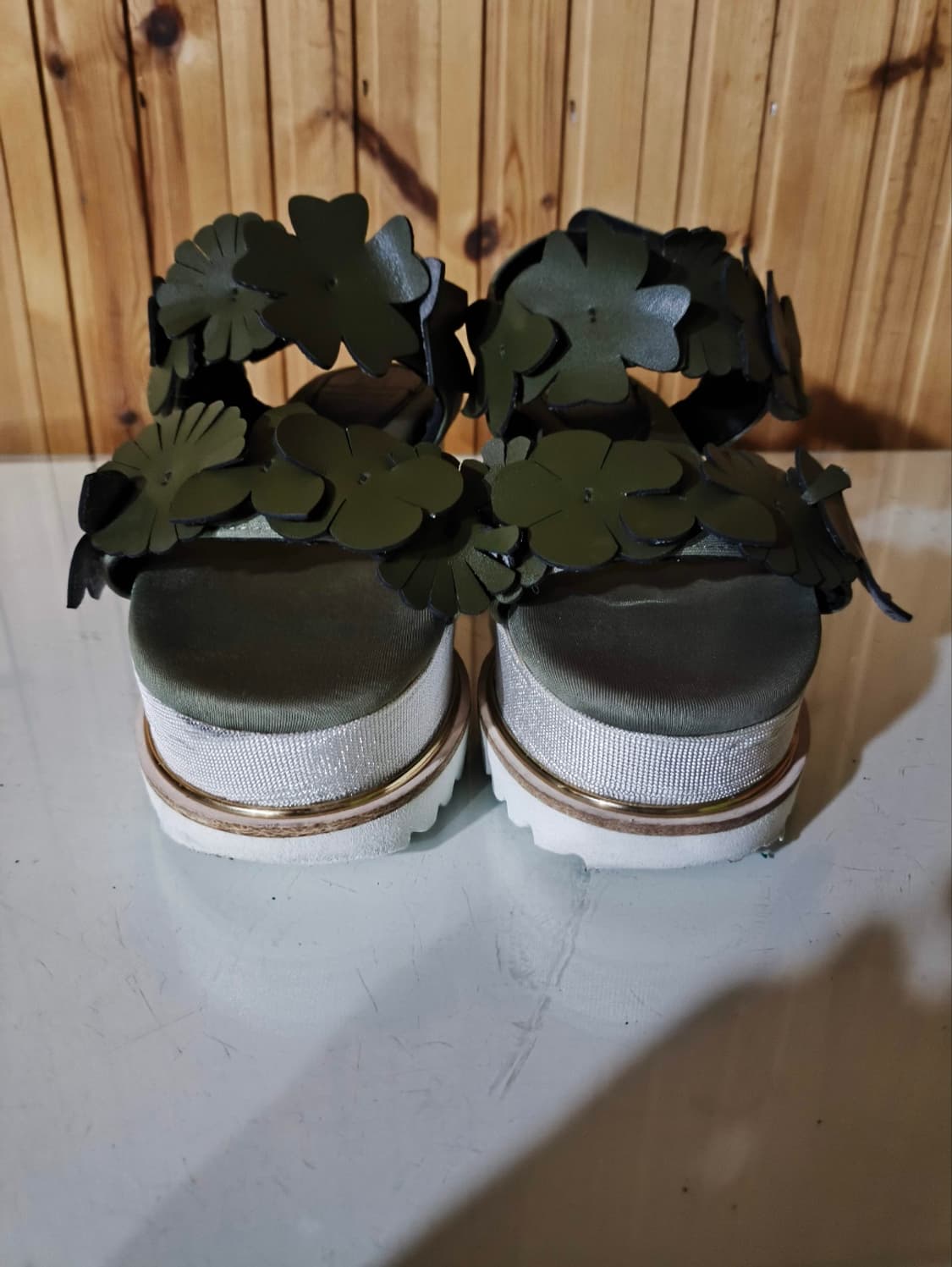 230mm 슈콤마보니 플라워 샌들 7.5cm 상품이미지3