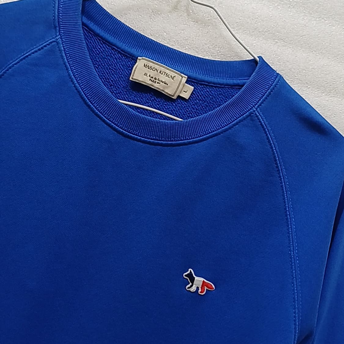 정품 메종키츠네 봄 가을 맨투맨 라운드 티 여성 L 사랑봉봉 상품이미지3