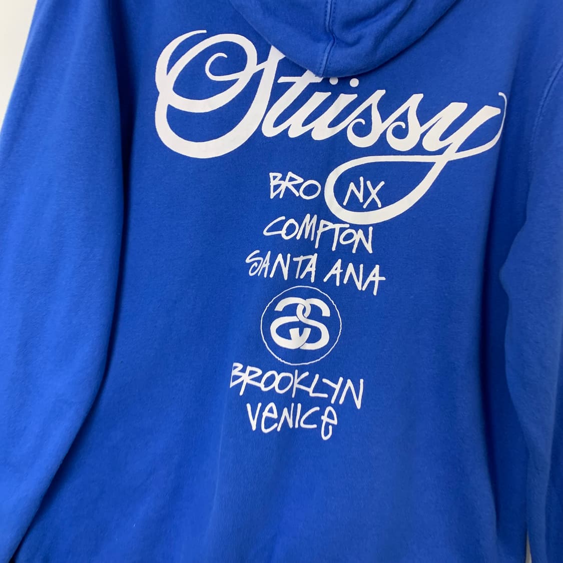 스투시 월드투어 블루 후드집업 상품이미지6