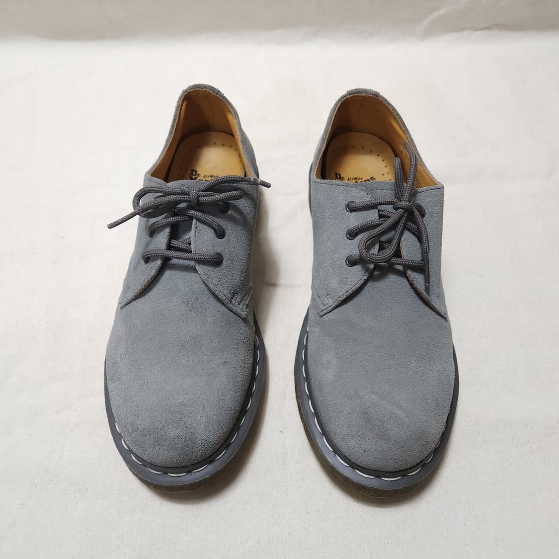 [8UK] 닥터마틴 1461 그레이 스웨이드 3홀 (260~265) 상품이미지2