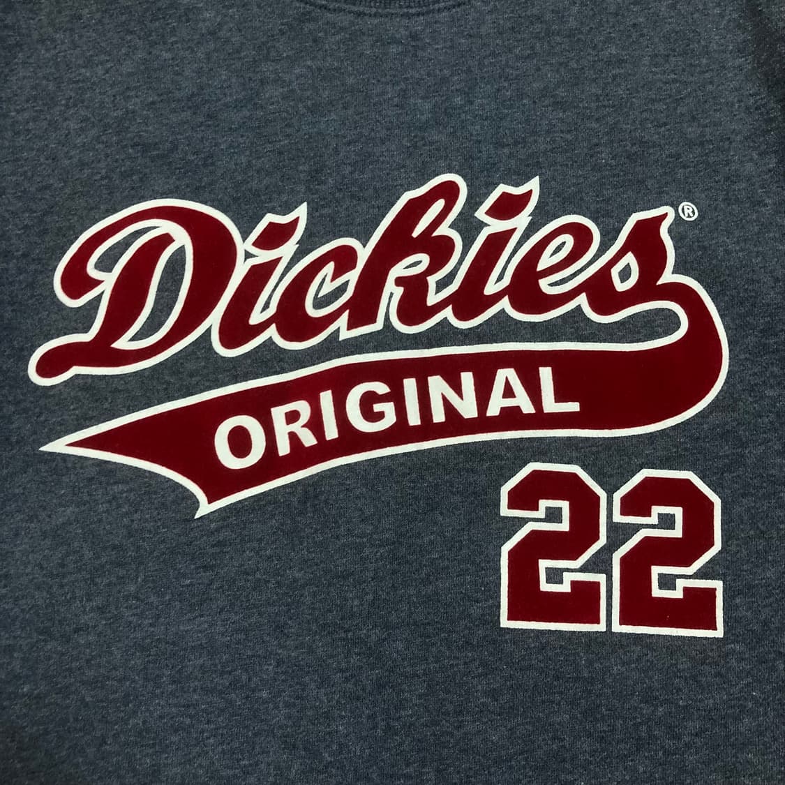 디키즈 스펠아웃 빅로고 차콜 맨투맨 상품이미지2