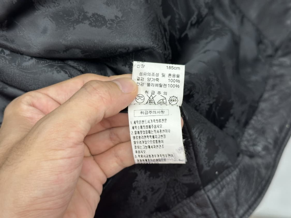 FAT DOG 쉽스킨 레더 자켓 (L) 상품이미지10