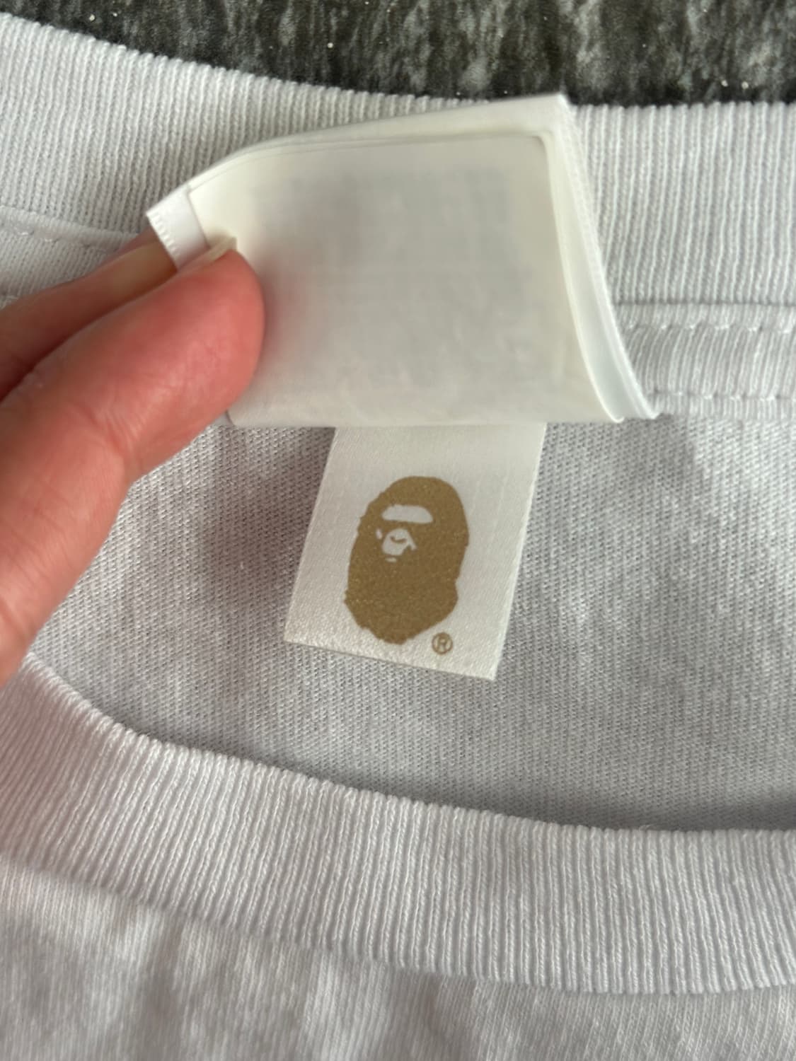 베이프 ABC카모 컬리지 반팔 티셔츠  상품이미지10