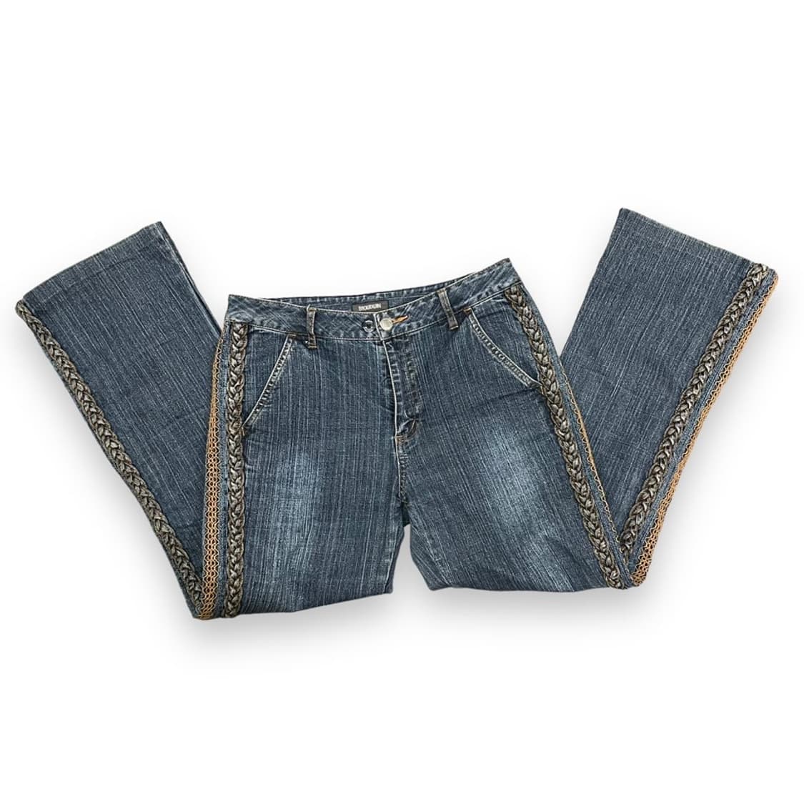 사이드 디테일 데님팬츠 상품이미지1