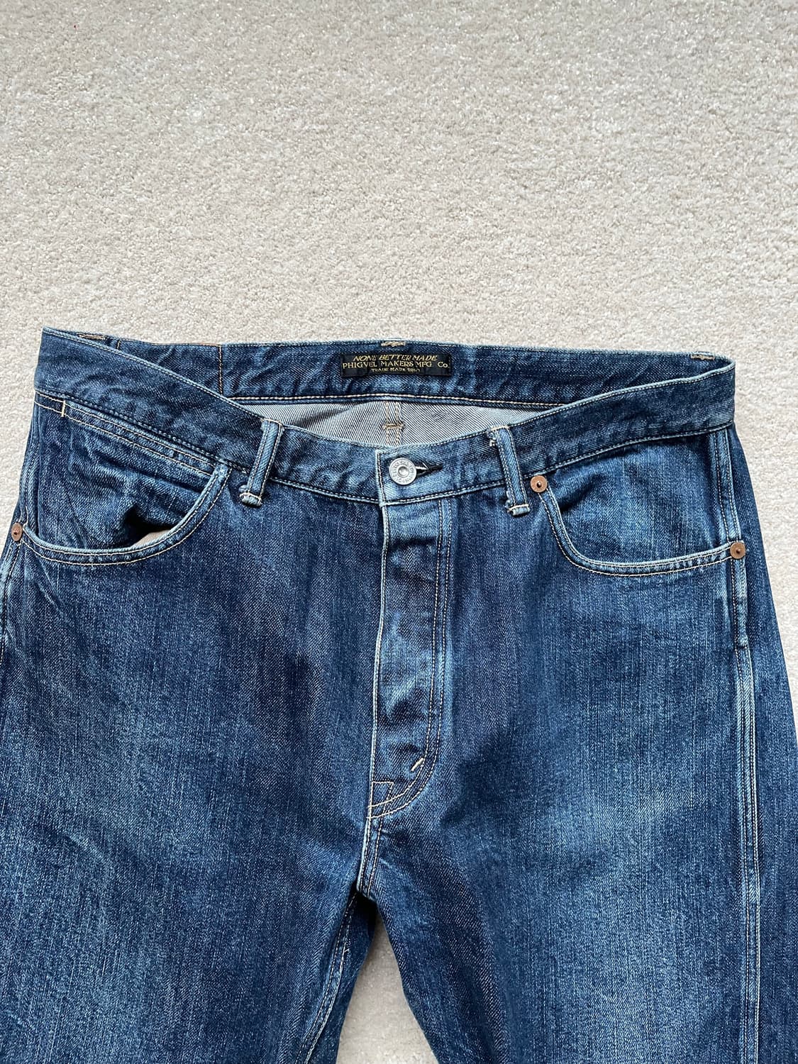 피그벨 메이커스 페이딩 데님 팬츠 (31-32) 상품이미지3