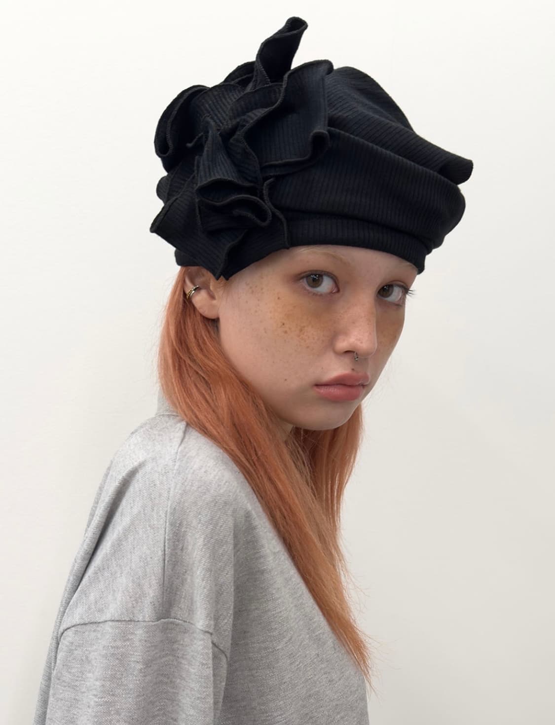 타입서비스 Gathered Beanie black 상품이미지1