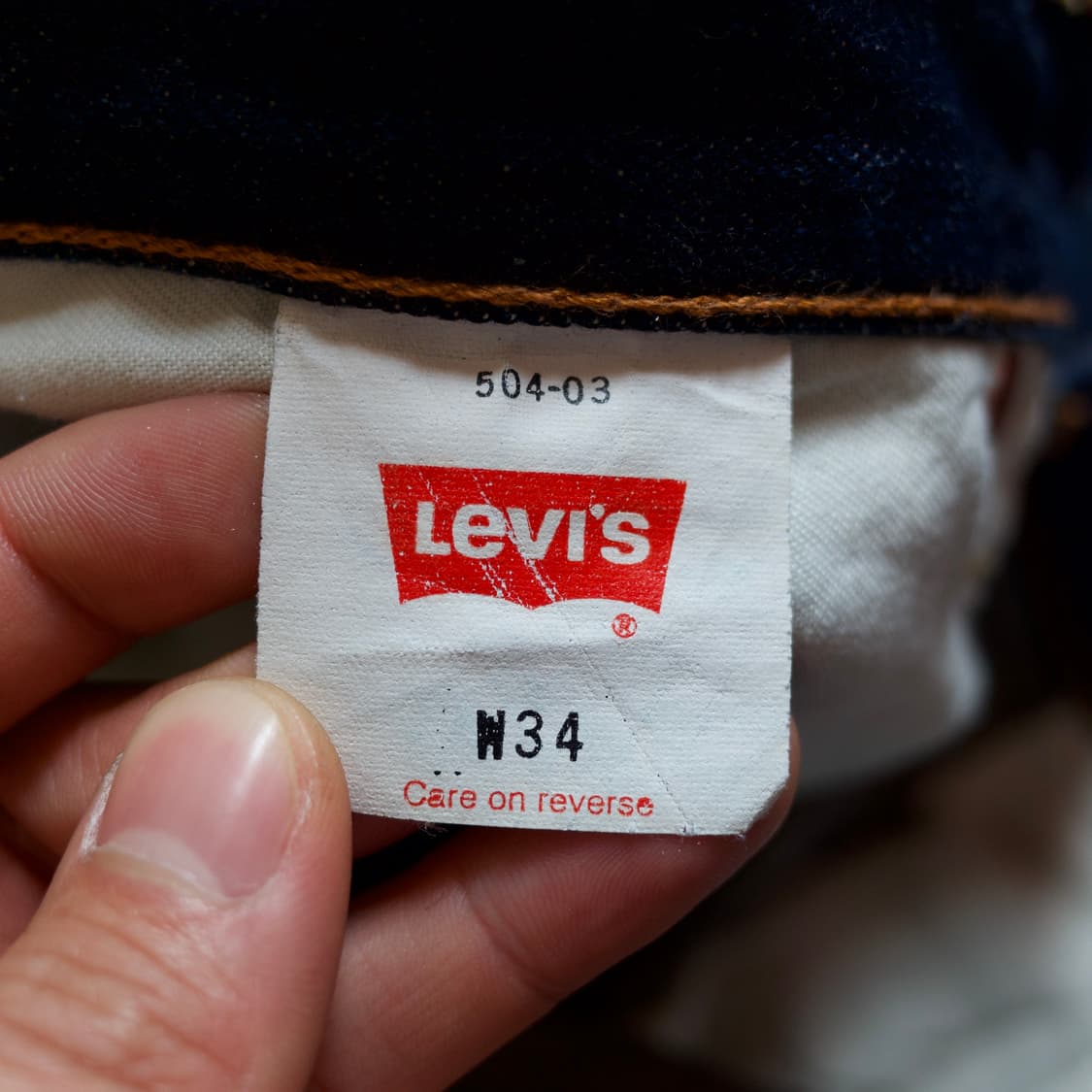 00‘s levi’s 504 painting remake denim 상품이미지8