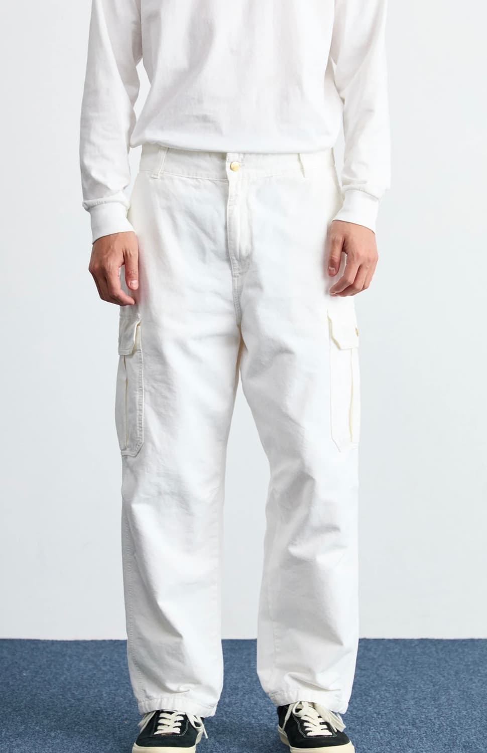 Carhartt WIP 칼하트 화이트 카고 바지 L 새상품 상품이미지1