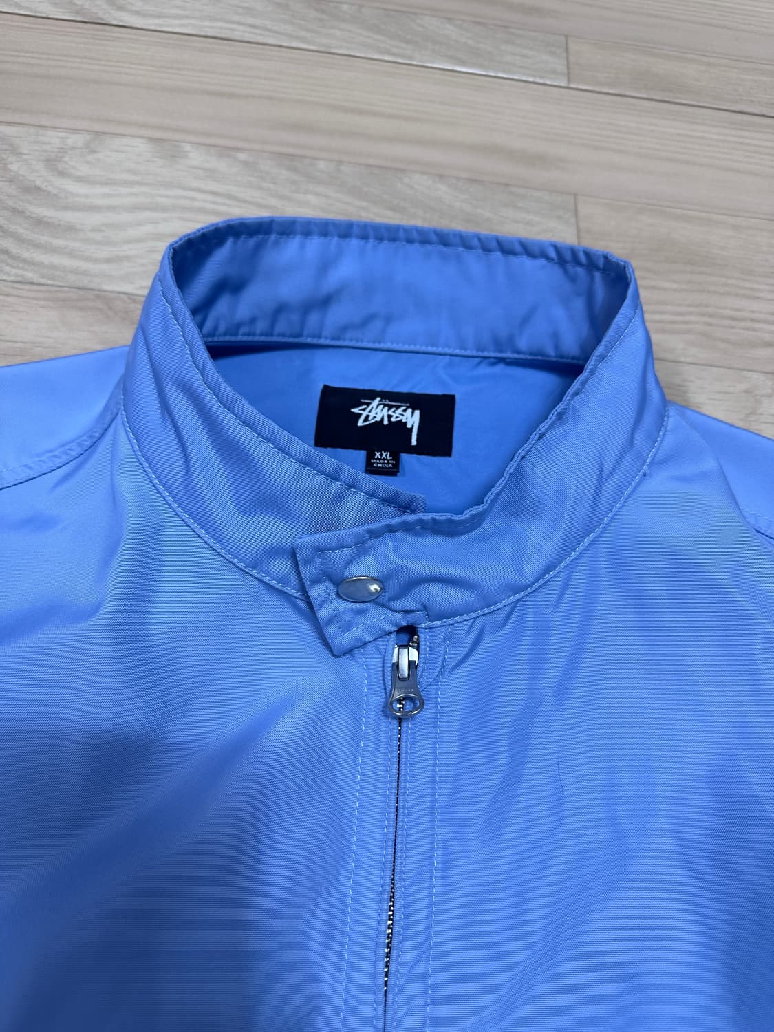 [2XL]스투시 서프 팀 해링턴 자켓 라이트 블루 상품이미지5