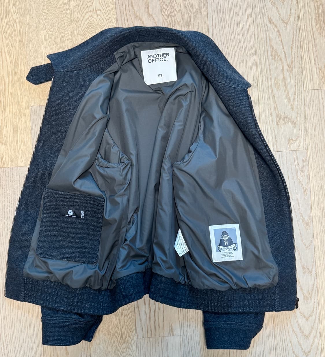 [2] 어나더 오피스 볼륨 울 블루종 캐비어 상품이미지4