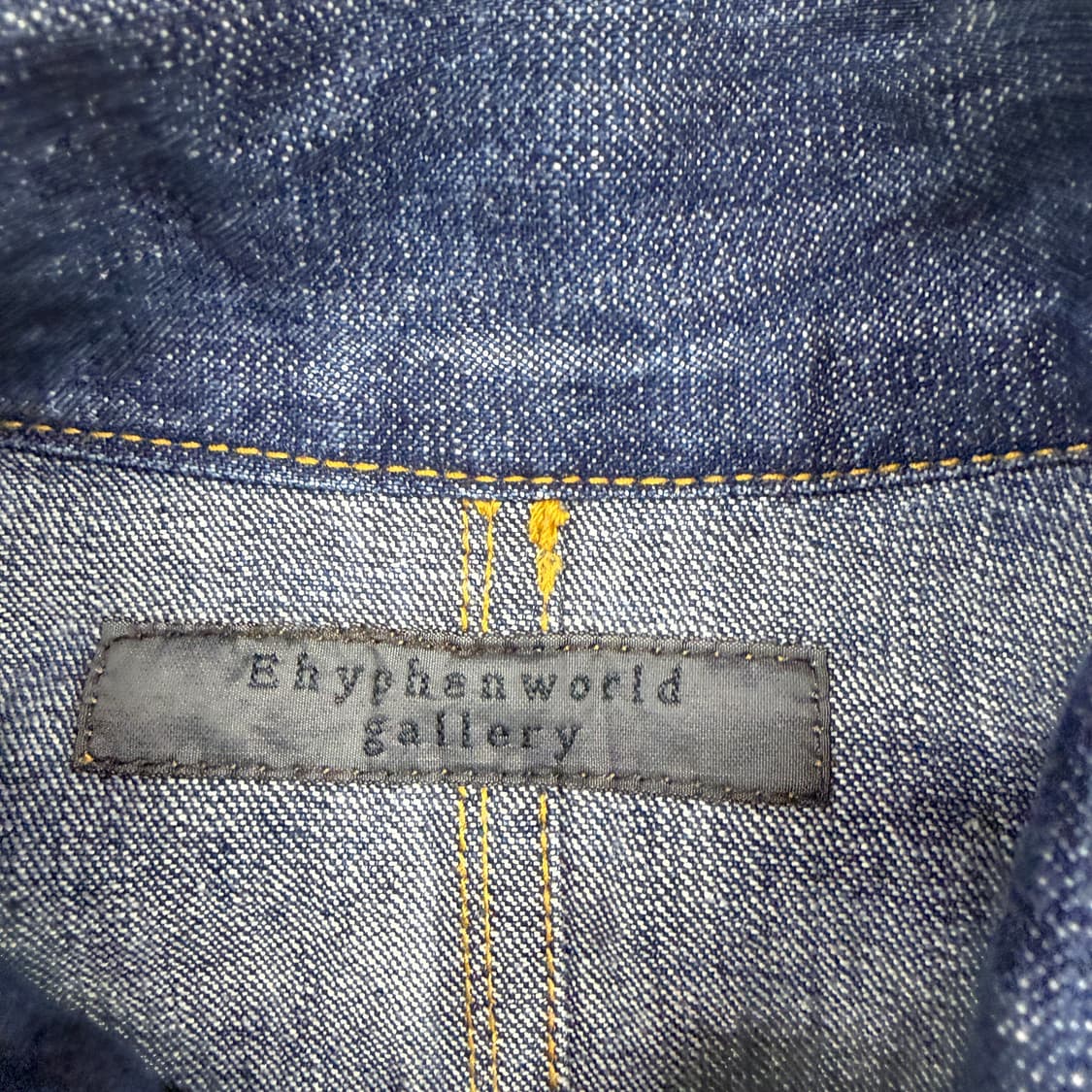 (S)JPN 이 하이픈 월드 갤러리 데님 초어자켓 상품이미지2