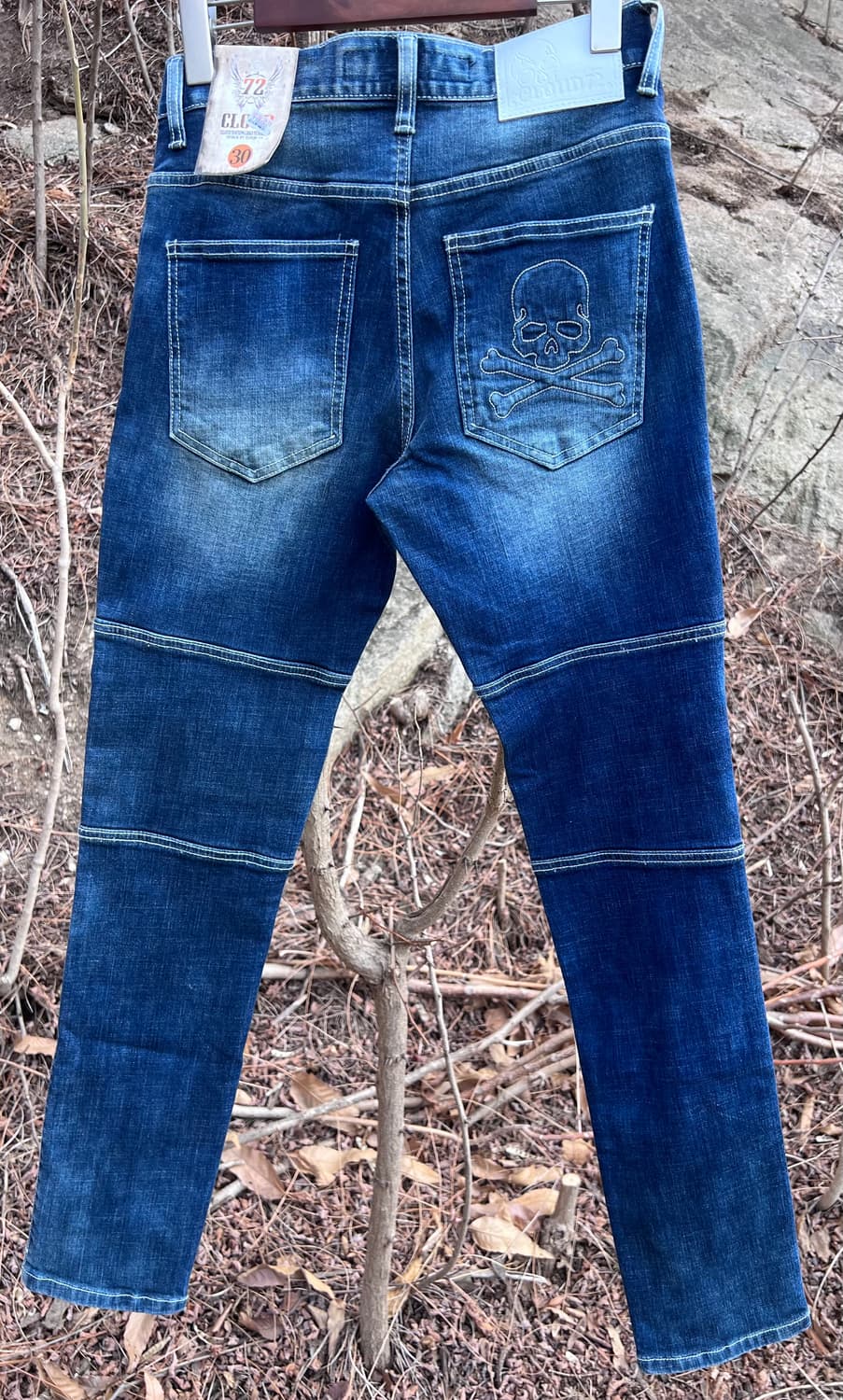 엠보 스컬 워싱 바이커진 30  상품이미지6