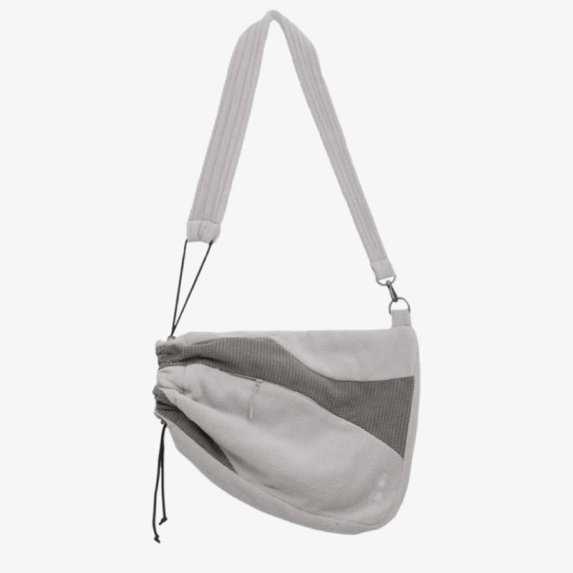 산산기어 플리스 크로스 백 - 그레이 상품이미지1