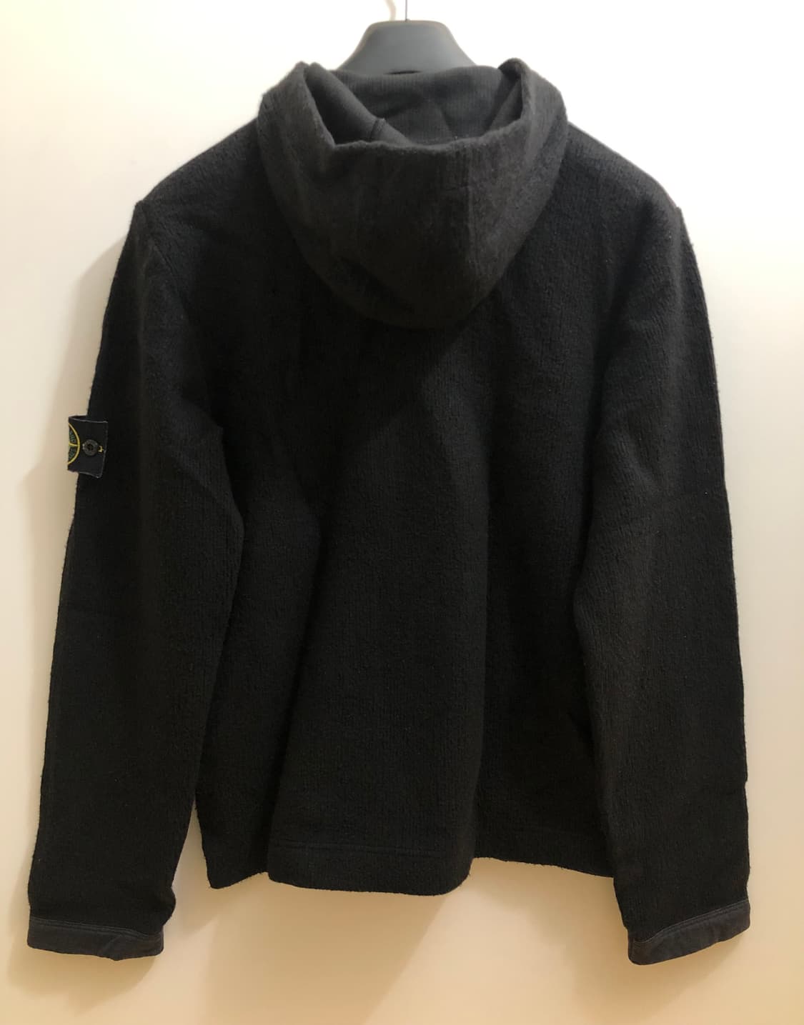 [S] 05‘스톤아일랜드 후드집업 울자켓 블랙  상품이미지2