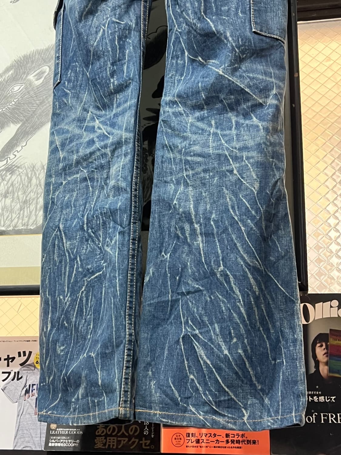 Levi's 708 W34 L32 스크래치 패턴 카고 팬츠 상품이미지9