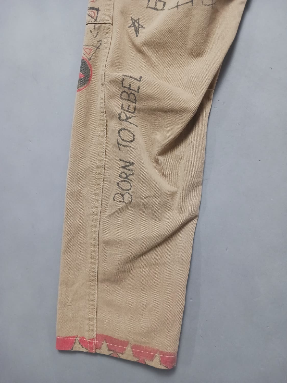 [36] 디스퀘어드2 그래피티 바이커 치노 팬츠 상품이미지3