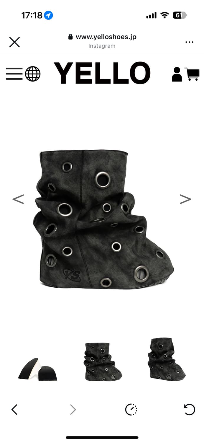 YELLO MERCURIO SHORT BOOTS 245 *구합니다 상품이미지1