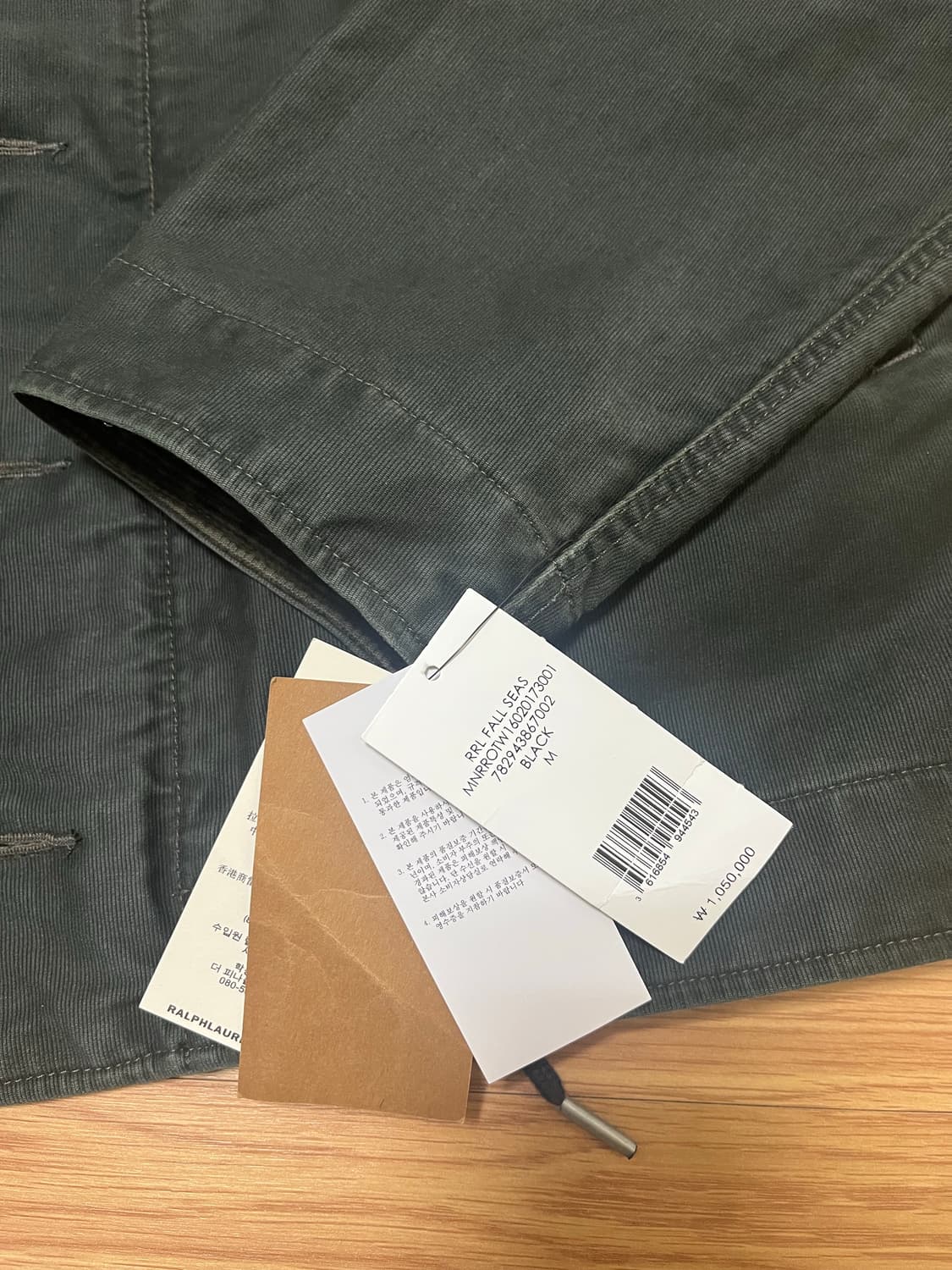 rrl 덱자켓 빈티지 블랙 m사이즈 상품이미지2