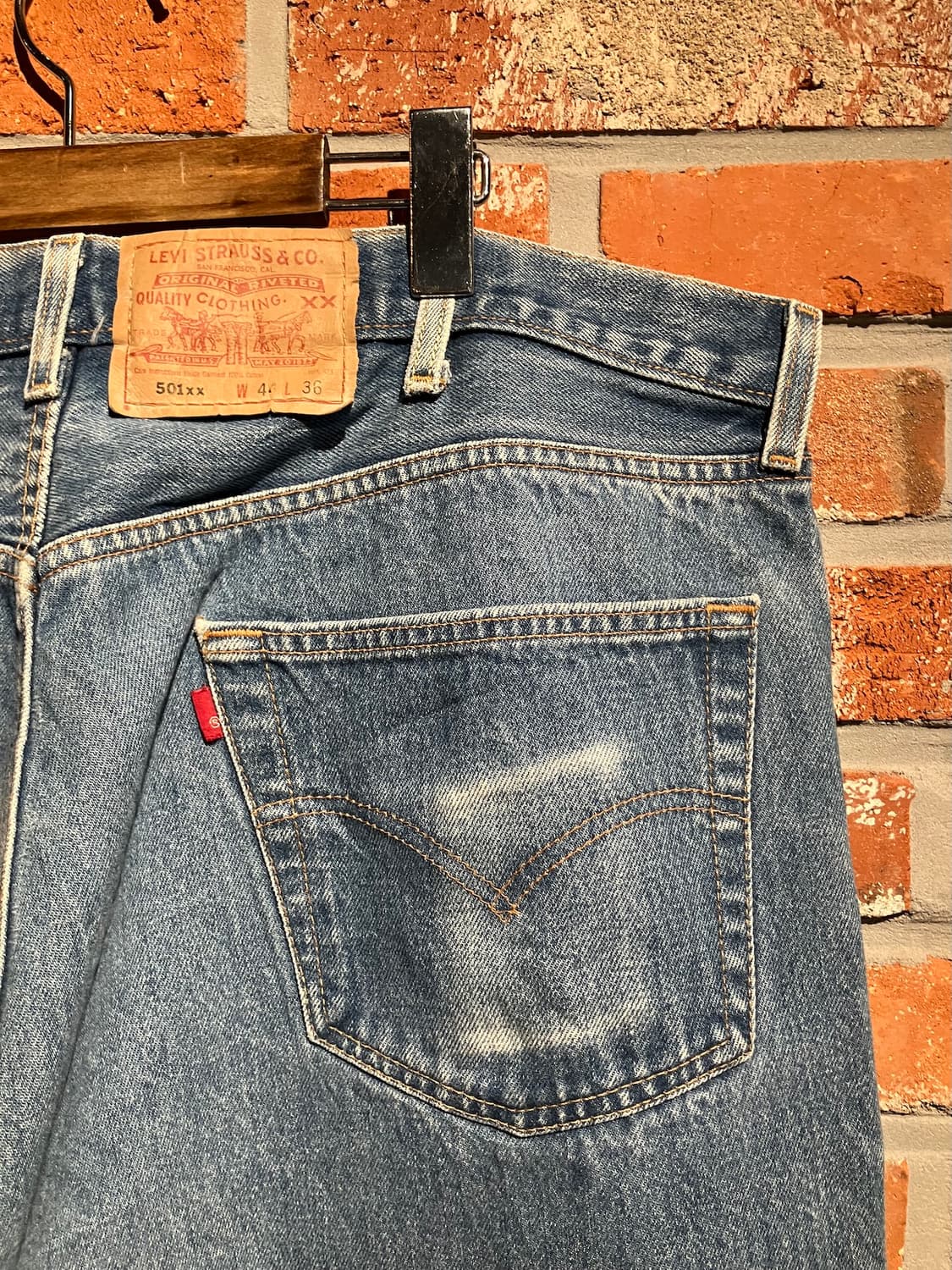 00s 빈티지 리바이스 501 데님 팬츠 빅사이즈 상품이미지6