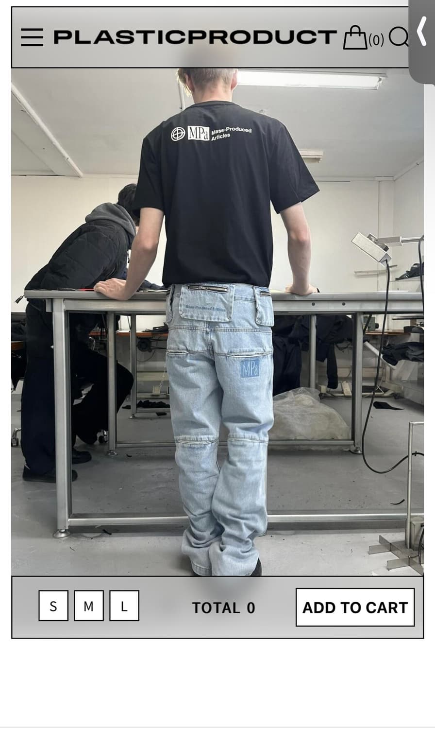 MPa BAG PANTS (STEEL BLUE) 상품이미지2