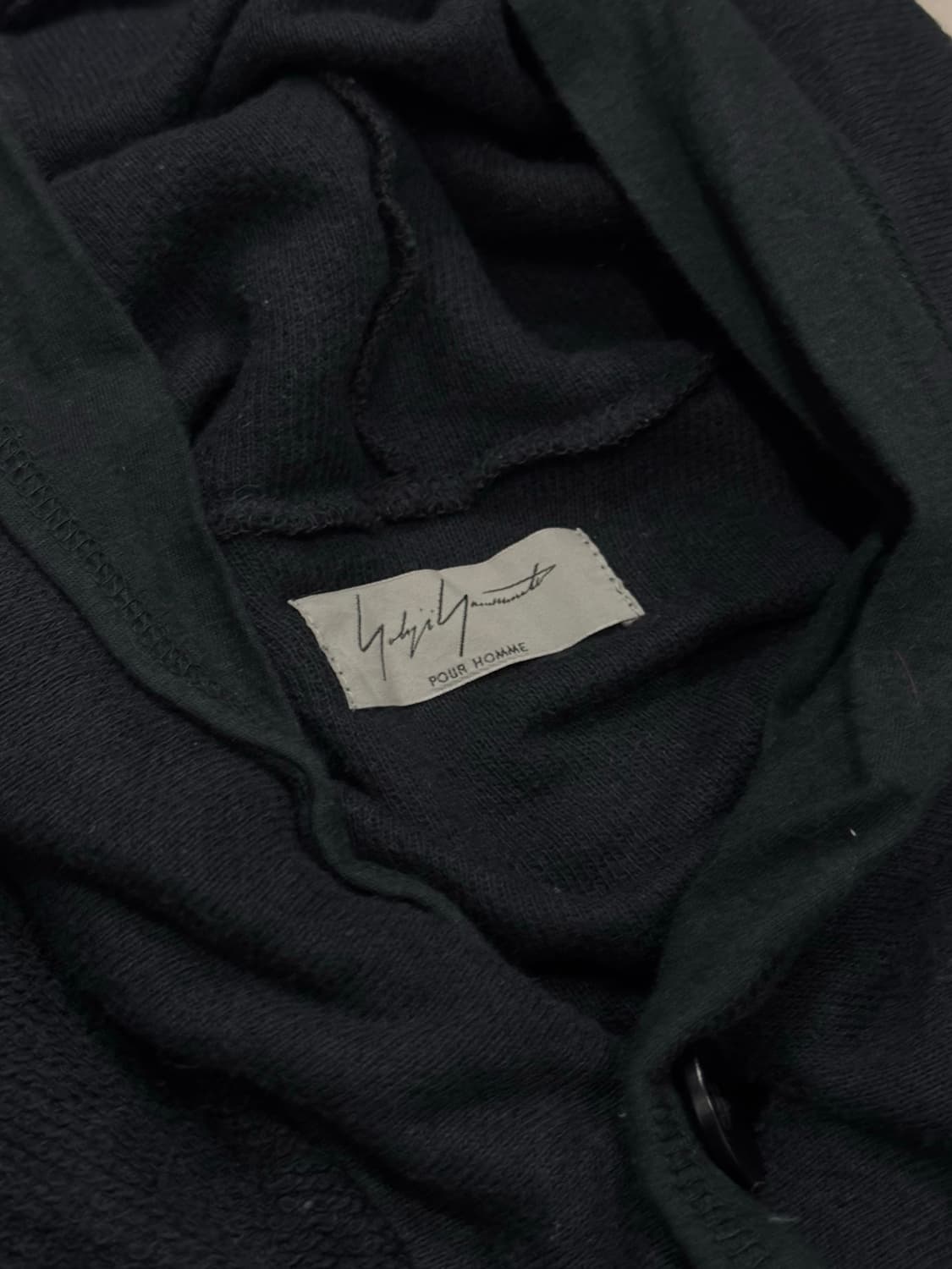 요지야마모토 뿌르옴므 15ss 레이어드 롱 파카 상품이미지8