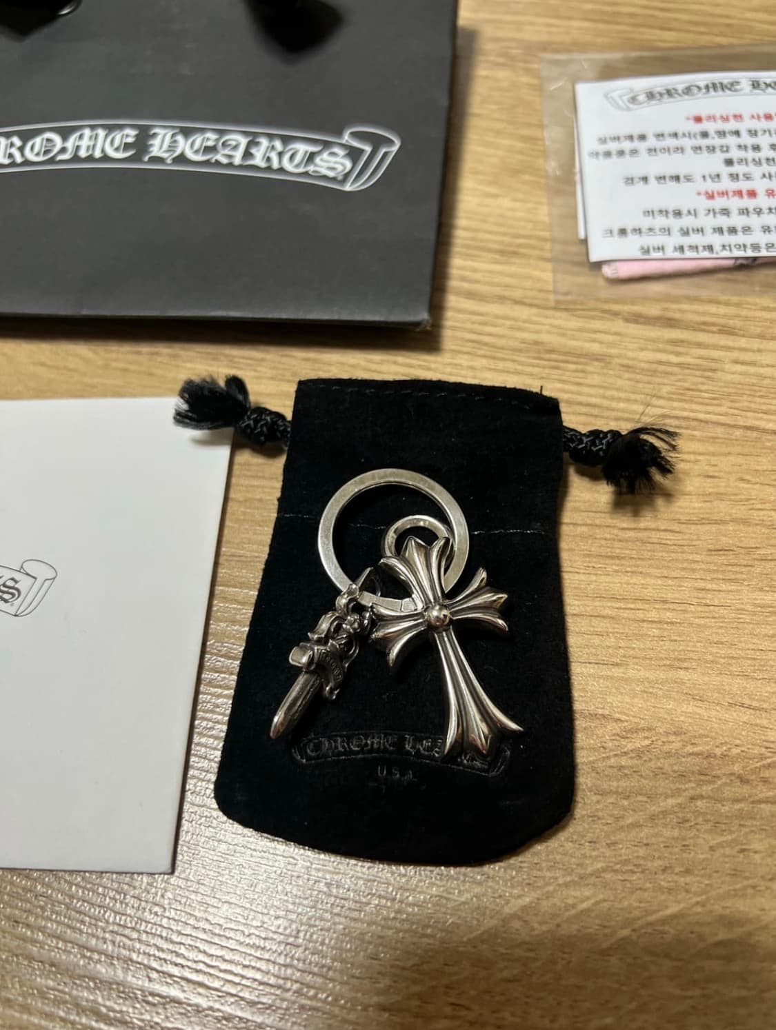 크롬하츠 크로스 펜던트 목걸이(정품 볼체인 포함) 상품이미지3