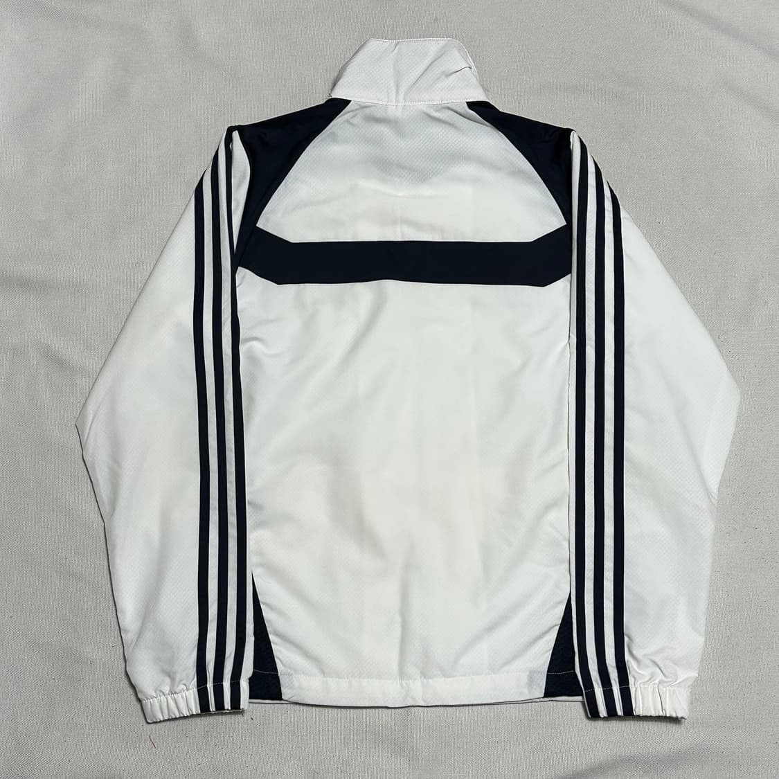 90 아디다스 첼시 화이트 네이비 배색 트랙탑 져지 상품이미지3