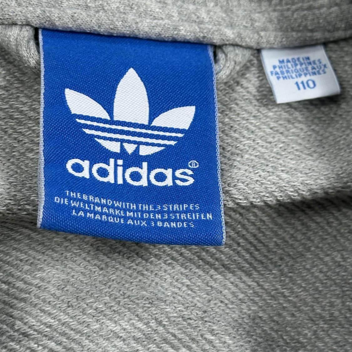 아디다스 og 슈퍼스타 코튼 져지 자켓 그레이 2XL 상품이미지5