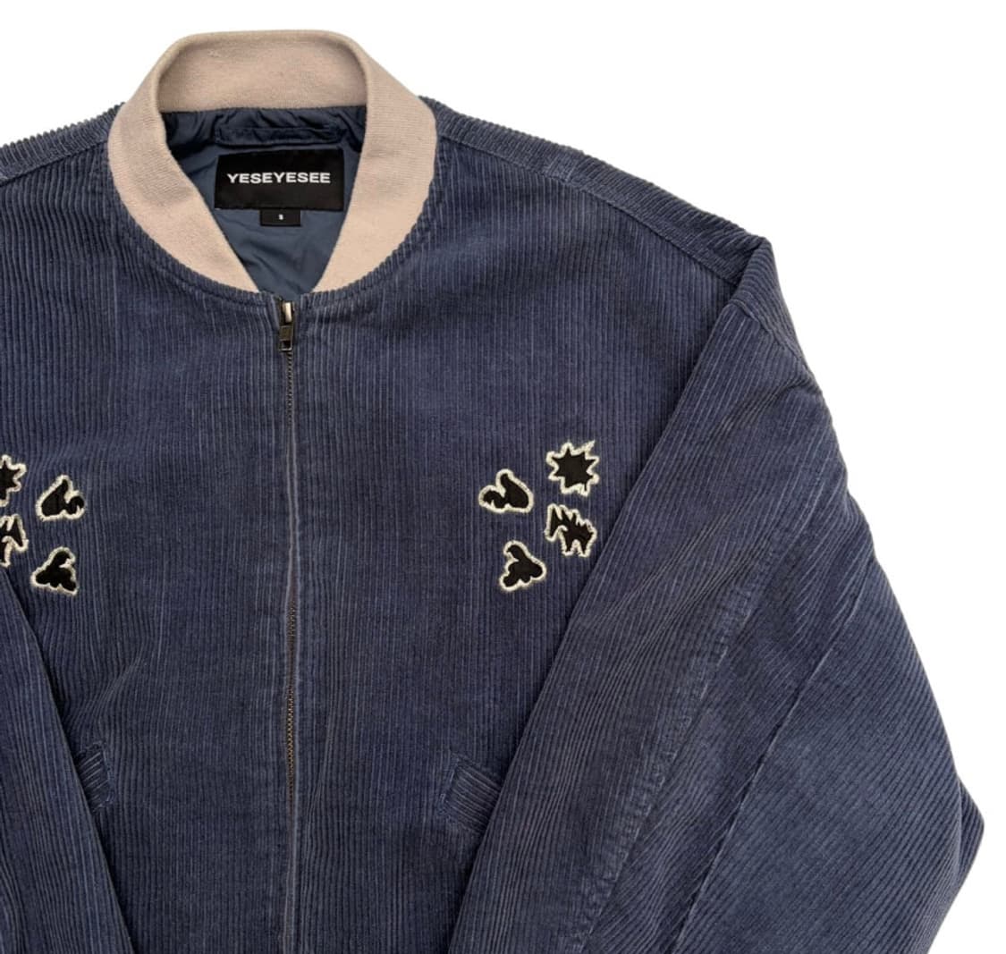 예스아이씨 코듀로이 블루 블루종 자켓 S 상품이미지2