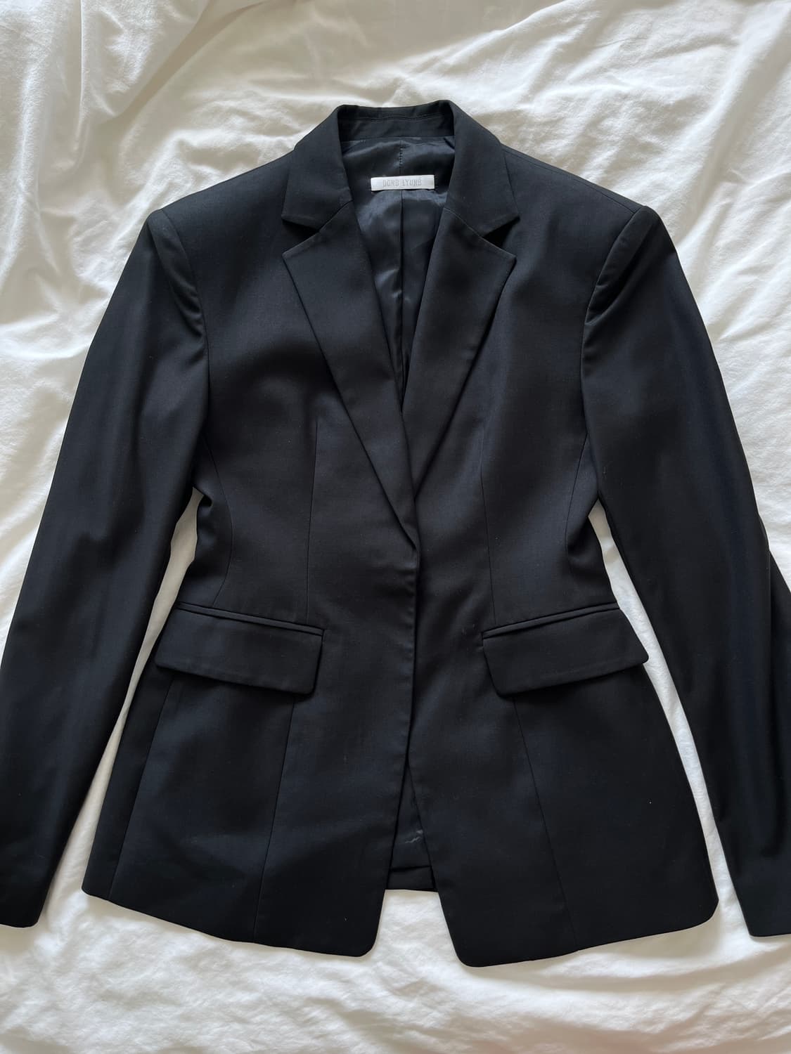 *스타일리스트 최실장님 추천 동령 테일러드 자켓 블랙 상품이미지8