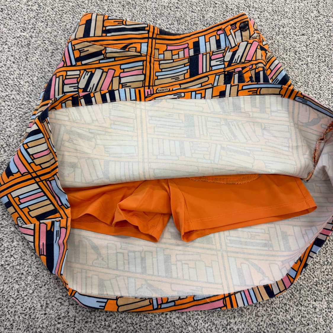 64 헤지스골프 패턴 치마바지 0127H2 상품이미지4