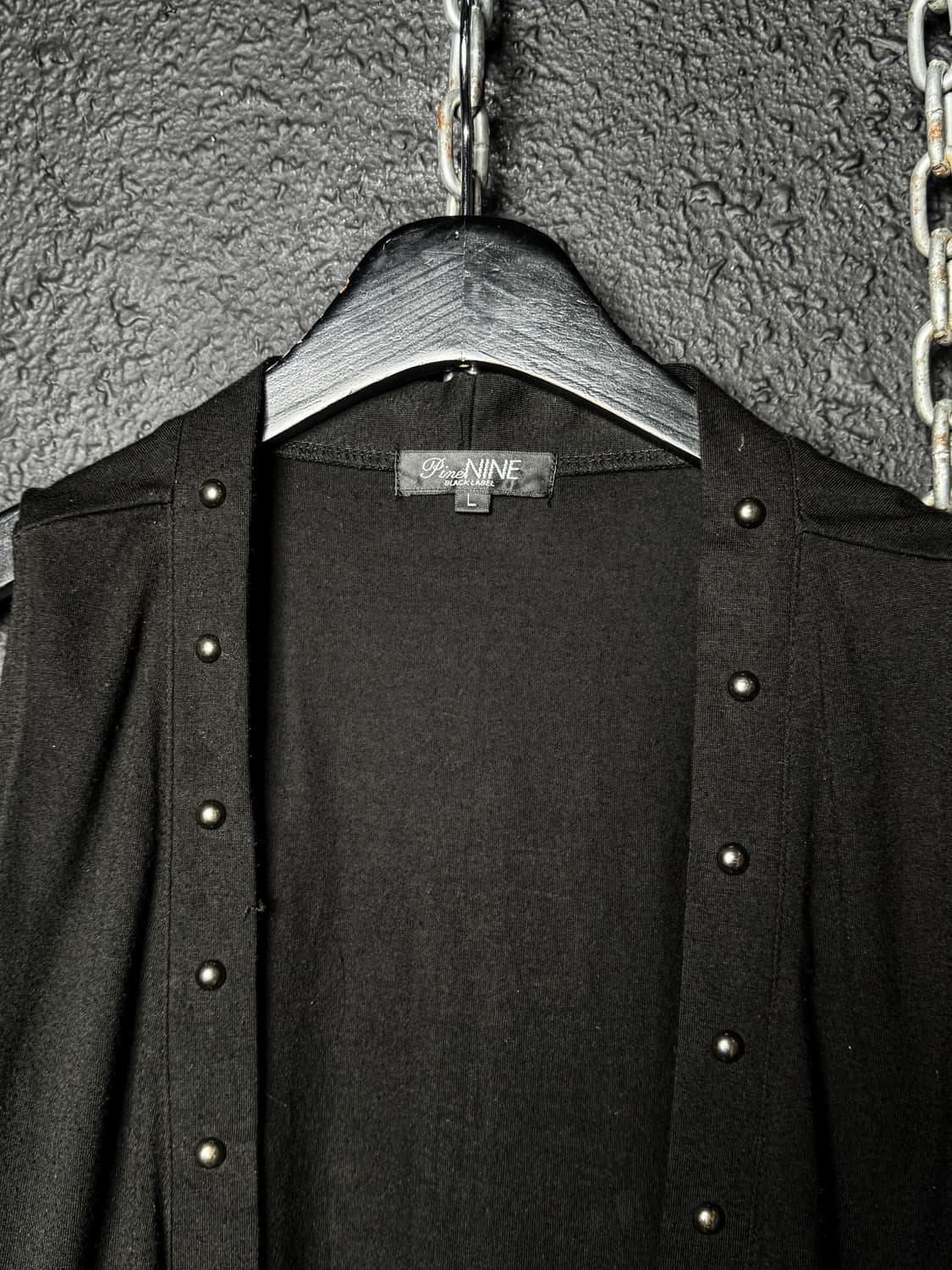 Fine NINE BLACK LABEL – Studded Vest 상품이미지2
