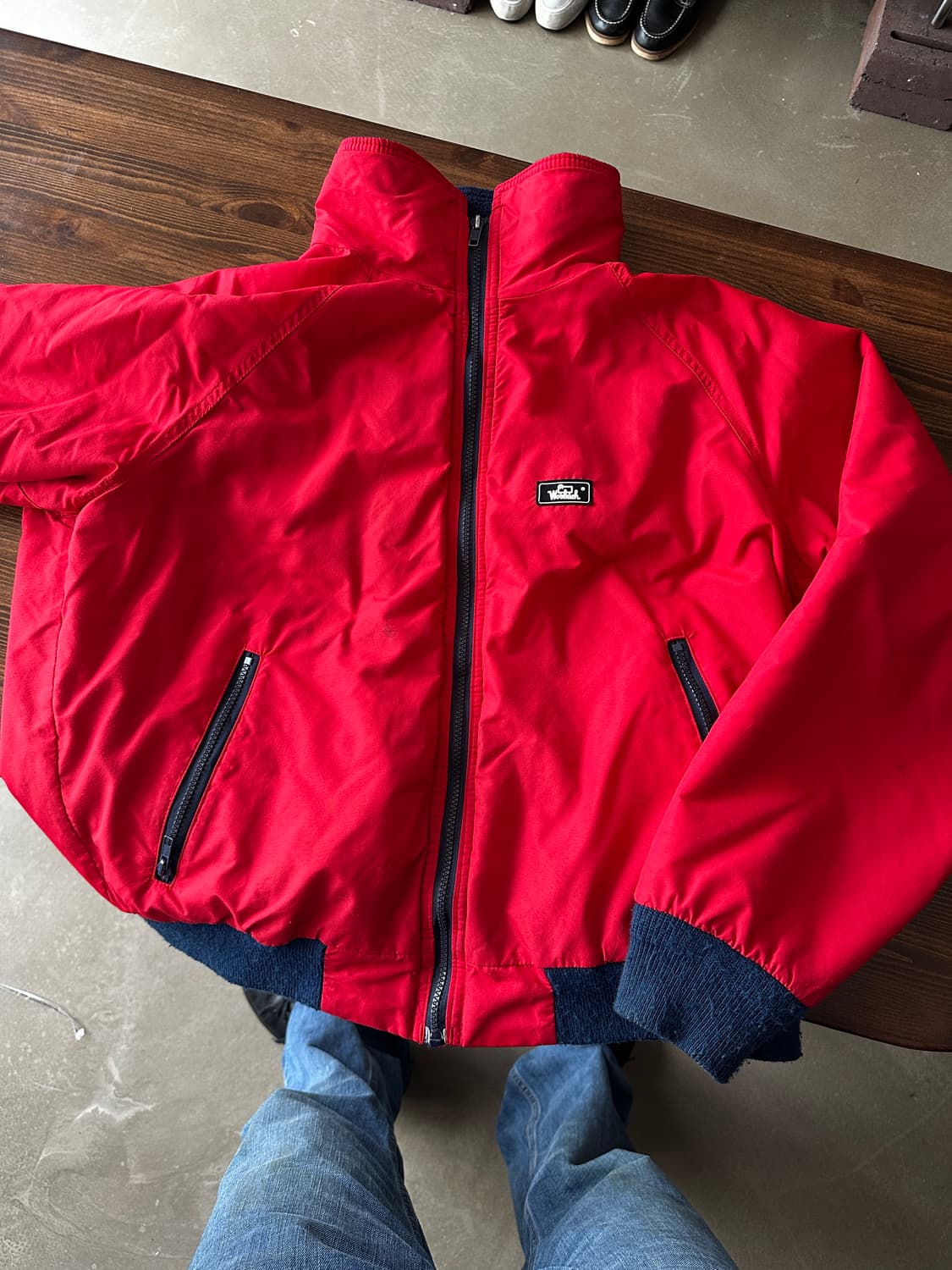 Woolrich 울리치 USA red fleece jacket  상품이미지2