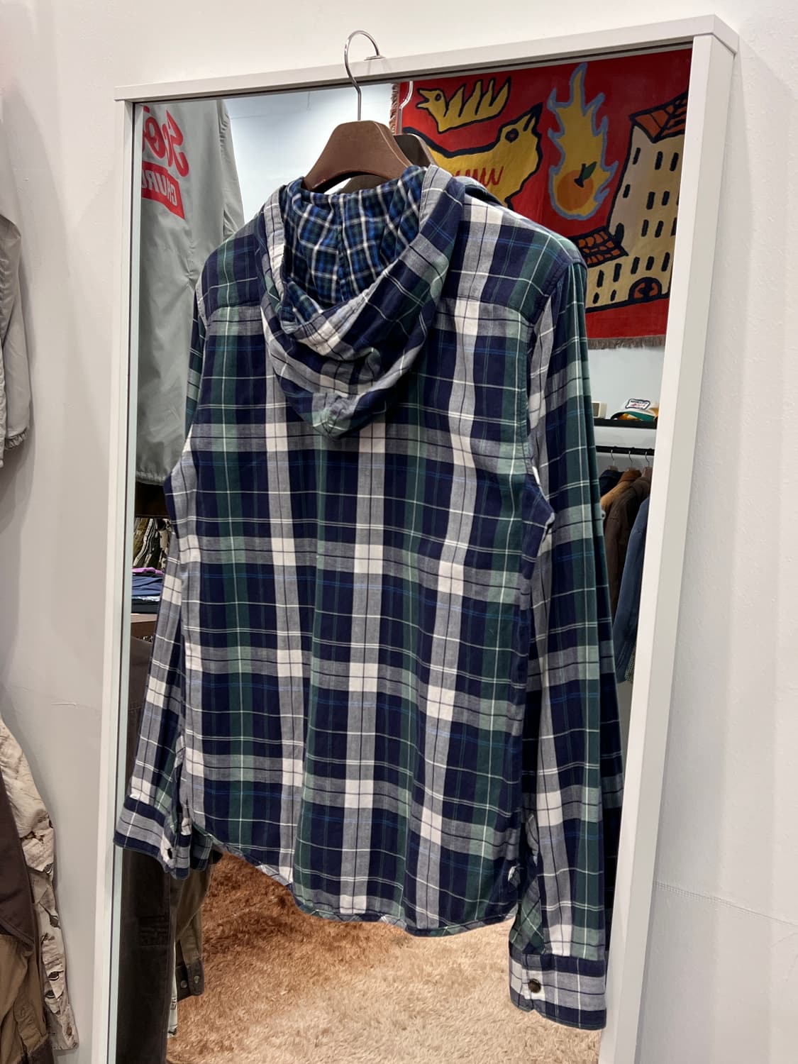 Lacoste 라코스테 타탄체크 후드 집업 자켓 상품이미지5