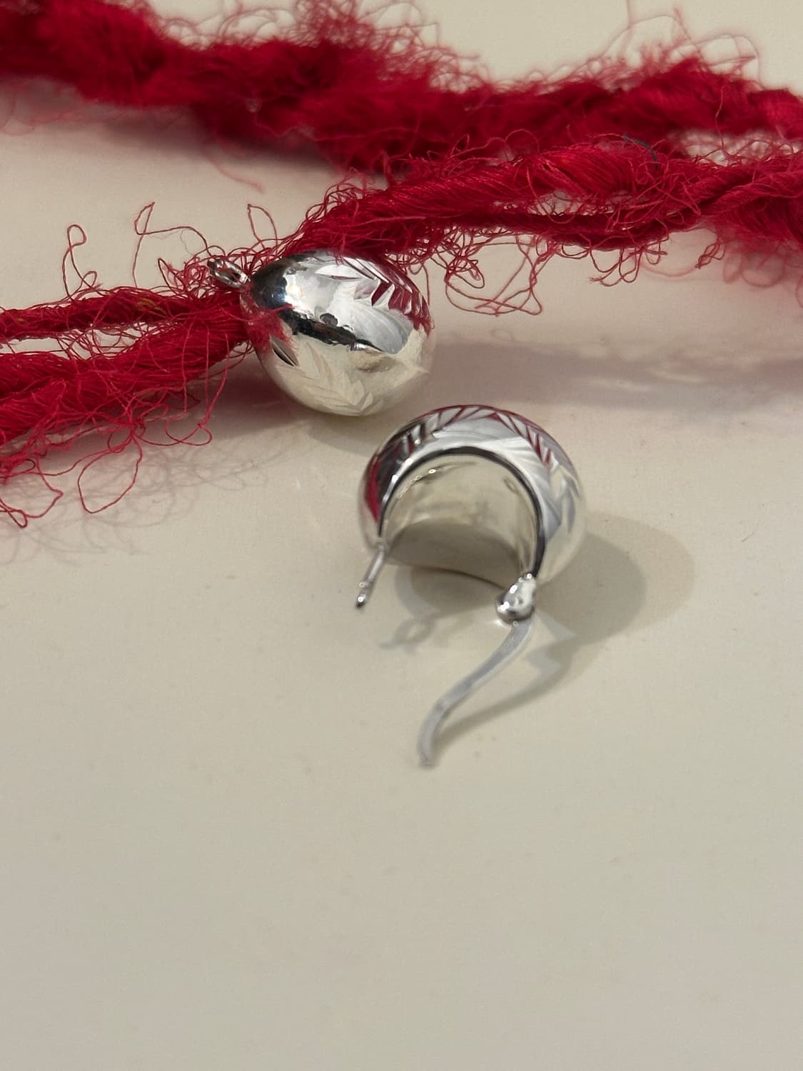 Leaf Orbit 925Silver Earring 상품이미지4