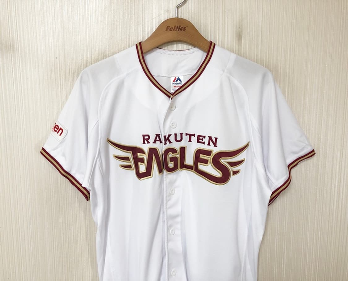 NPB 마제스틱 도호쿠 라쿠텐 골든이글스 홈유니폼/져지 M 상품이미지2
