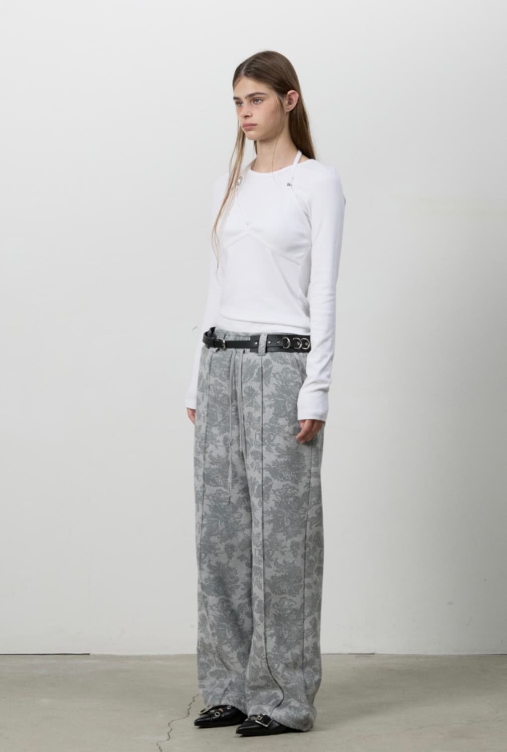 URBAN WIDE JOGGER PANTS M.GREY 상품이미지2