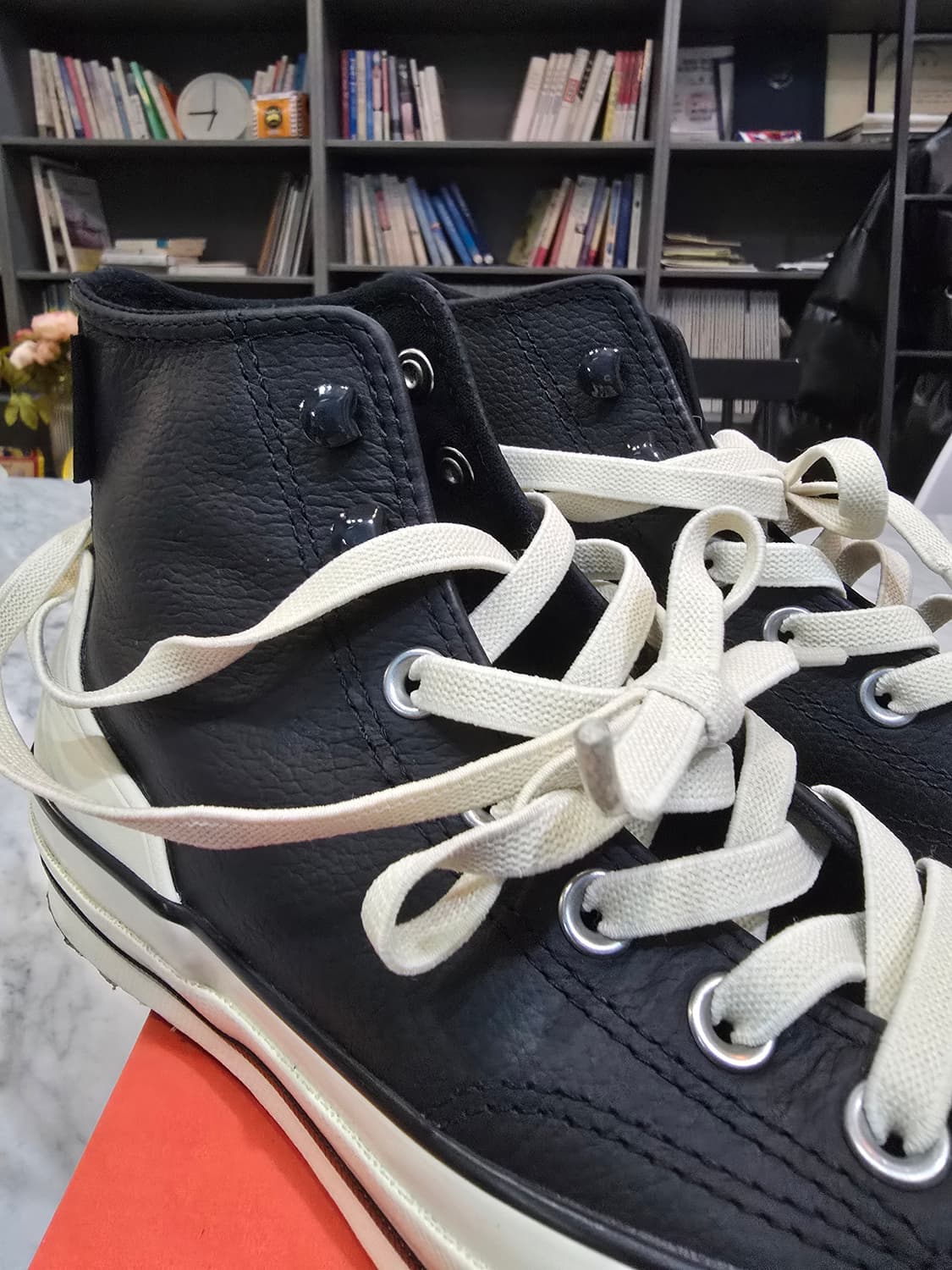 극미중고 컨버스 척70 하이 레더 이그렛 240 상품이미지7