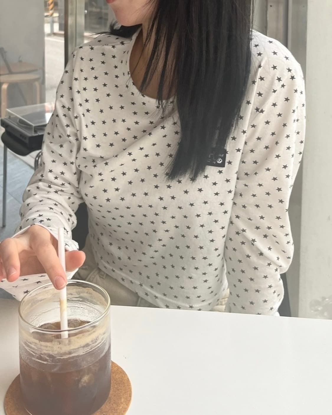 인앤양인하모니 크롭 star top 상품이미지5