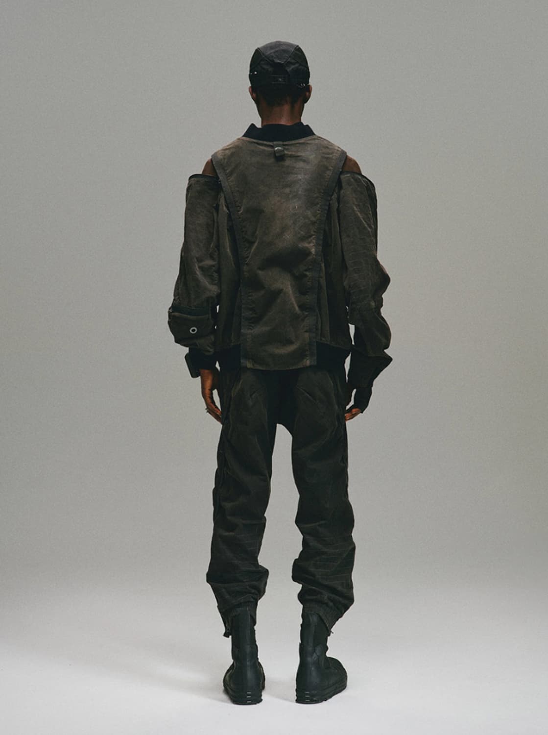 [XL] 햄커스 LPU 러스티 테크니션 익스펜더블 봄버 자켓 카본 블랙 상품이미지2