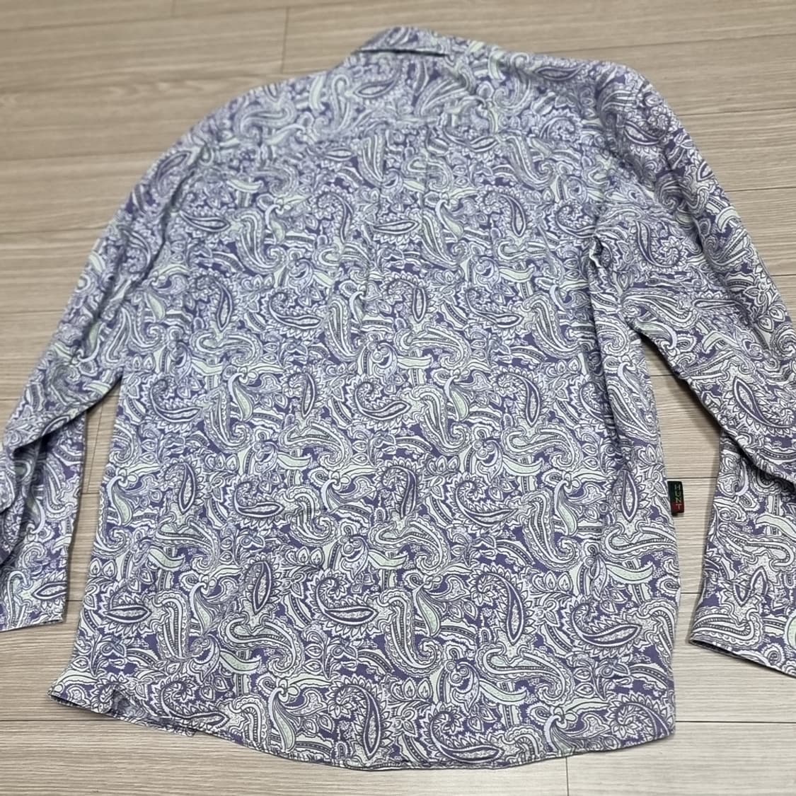 80년대 코리아빈티지 더헌트 페이즐리 긴팔 셔츠(95) 상품이미지3