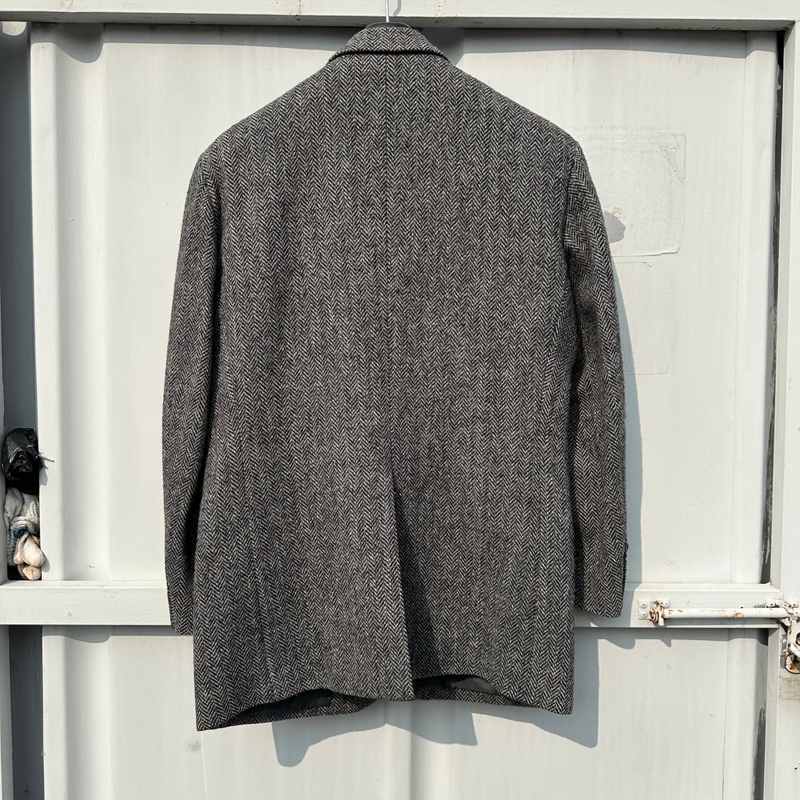 [105] 해리스트위드 그레이 헤링본 울 자켓 상품이미지7