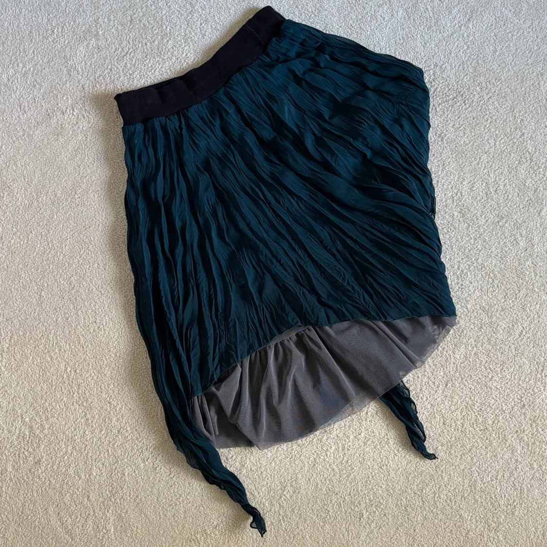 일본빈티지 희귀 괴짜 레이어드 스커트 상품이미지5