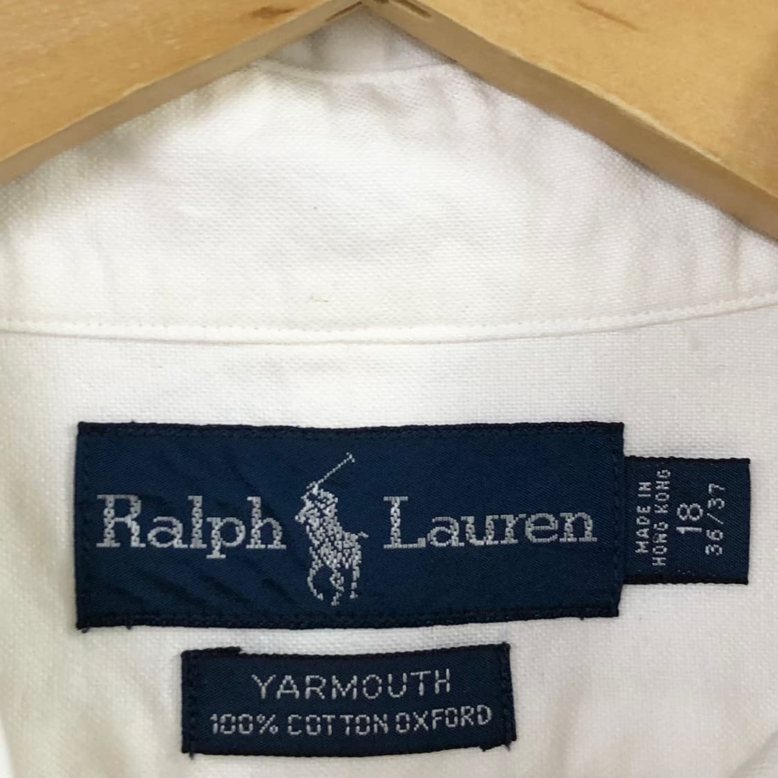 Xxl 폴로 옥스포드 화이트 빅셔츠 상품이미지3