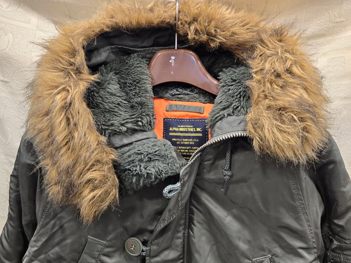 알파인더스트리 N-3B 카키 야상 S 상품이미지2