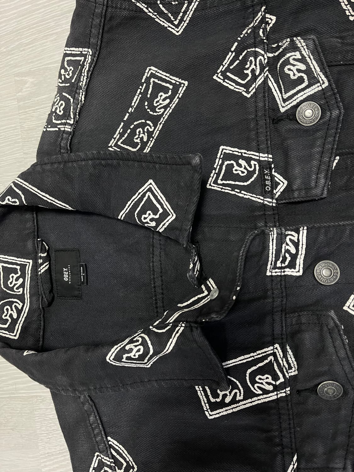 오베이 데님자켓 L 상품이미지2