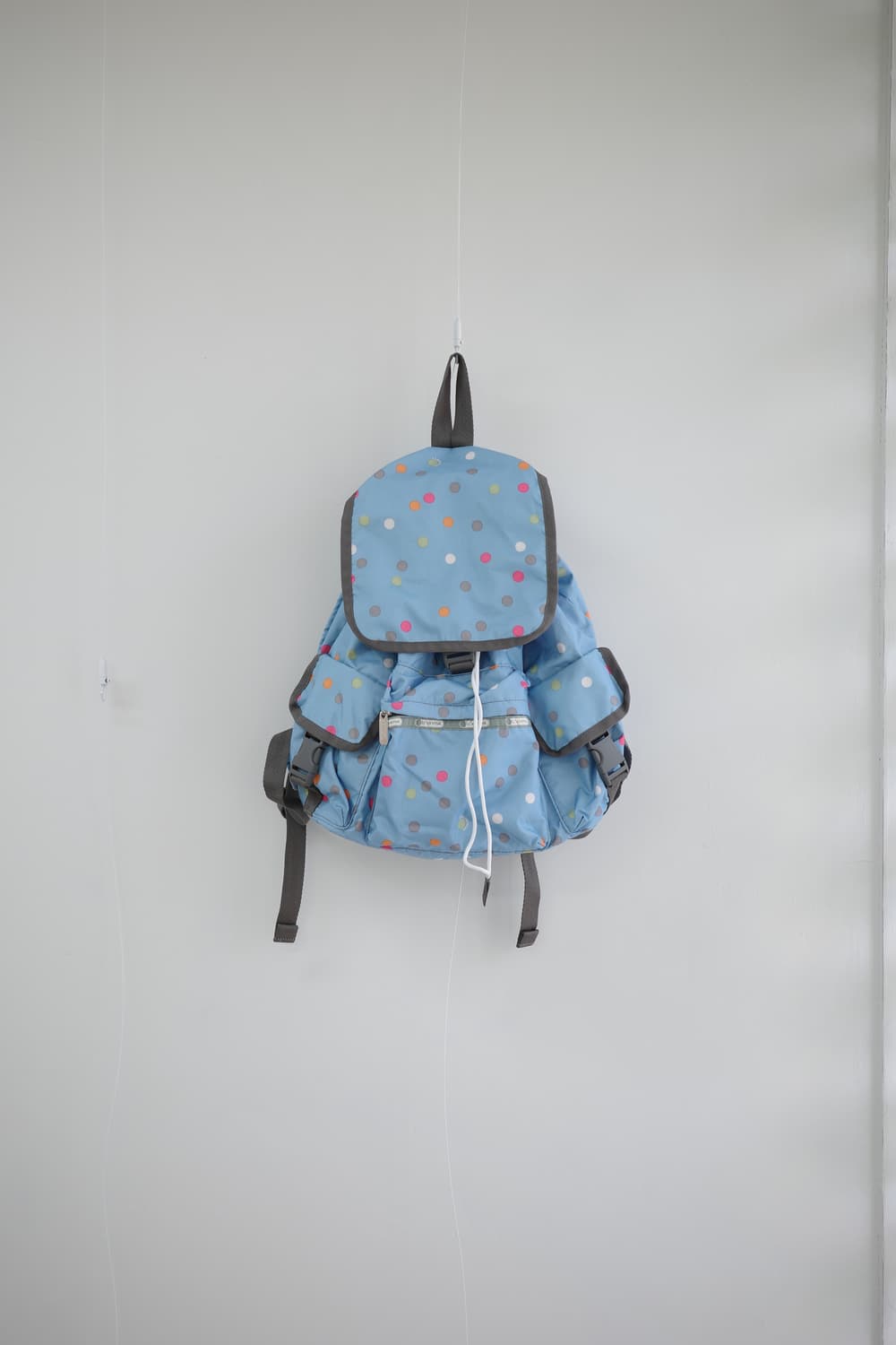 Lesportsac sky-blue dot backpack 상품이미지1