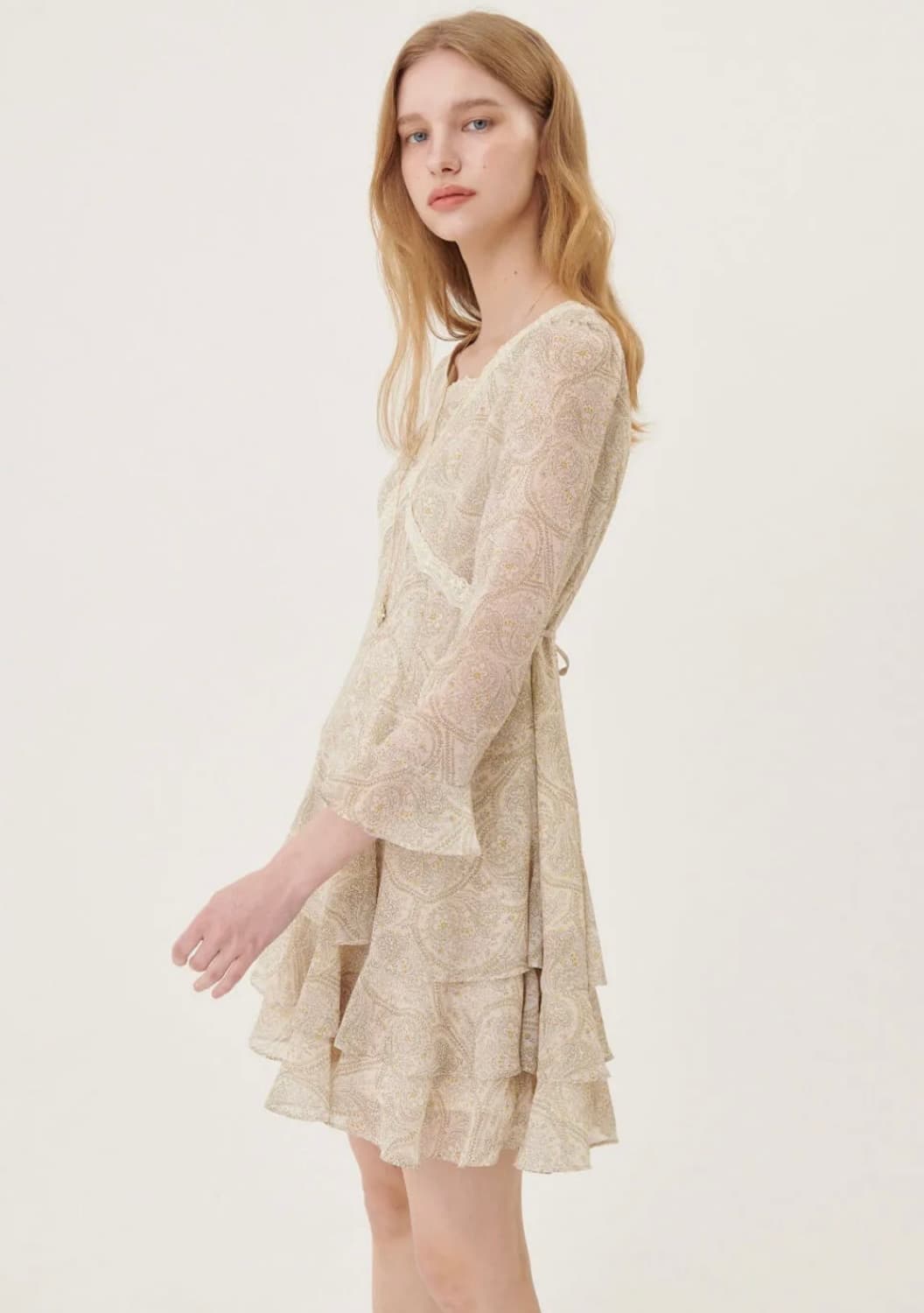 오앨 LACE TIERED MINI DRESS_PAISLEY 원피스 상품이미지3